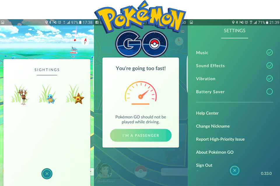 Pokémon Go có gì mới trong bản update sau 3 ngày chính thức tại Việt Nam Pokémon Go có gì mới trong bản update sau 3 ngày chính thức tại Việt Nam