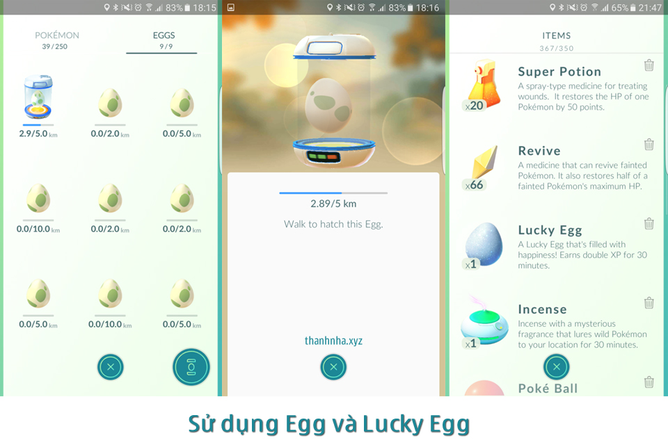Tất tần tật về Egg và Lucky Egg trong Pokemon Go Tất tần tật về Egg và Lucky Egg trong Pokemon Go
