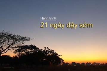 Challenging journey: 21 days to wake up early